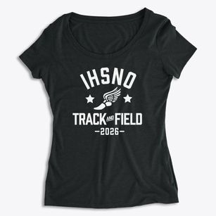 International High School Of New Orleans Track and Field Women's Premium Scoop Neck