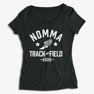 New Orleans Military Maritime Academy Track and Field Women's Premium Scoop Neck
