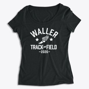 Waller Elementary School Track and Field Women's Premium Scoop Neck