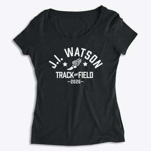 J.i. Watson Middle School Track and Field Women's Premium Scoop Neck
