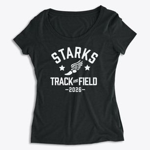 Starks High School Track and Field Women's Premium Scoop Neck