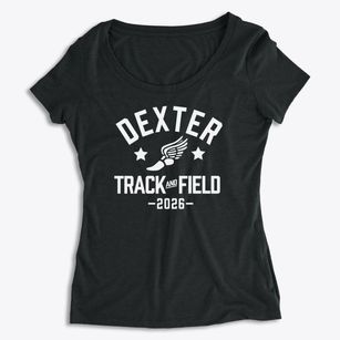 Dexter Christian Academy Track and Field Women's Premium Scoop Neck