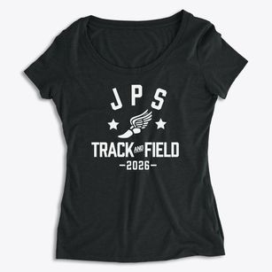 J P S Kindergarten Center Track and Field Women's Premium Scoop Neck