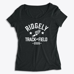 Ridgely Middle School Track and Field Women's Premium Scoop Neck
