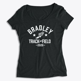 Bradley Elementary School Track and Field Women's Premium Scoop Neck
