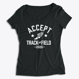 Accept Education Collaborative Track and Field Women's Premium Scoop Neck