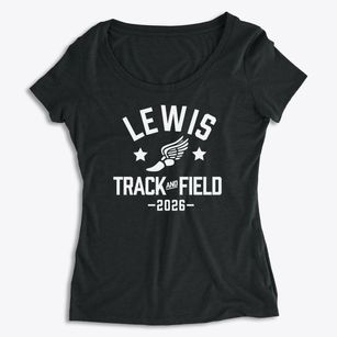Lewis Middle School Track and Field Women's Premium Scoop Neck