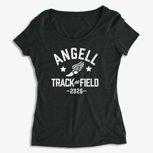 Angell Elementary School Track and Field Women's Premium Scoop Neck