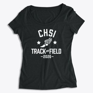 Career Health Studies Institute Track and Field Women's Premium Scoop Neck