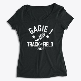 Gagie School 1 Track and Field Women's Premium Scoop Neck