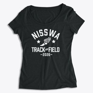 Nisswa Elementary School Track and Field Women's Premium Scoop Neck