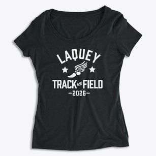 Laquey Elementary School Track and Field Women's Premium Scoop Neck