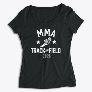 Missouri Military Academy Track and Field Women's Premium Scoop Neck