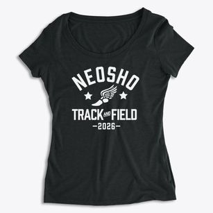Neosho  Intermediate Middle School Track and Field Women's Premium Scoop Neck