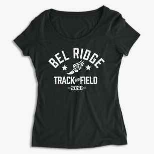 Bel Ridge Elementary School Track and Field Women's Premium Scoop Neck