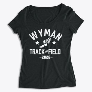 Wyman Elementary School Track and Field Women's Premium Scoop Neck