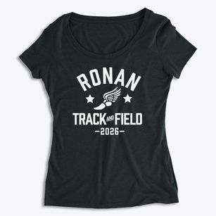 Ronan High School Track and Field Women's Premium Scoop Neck