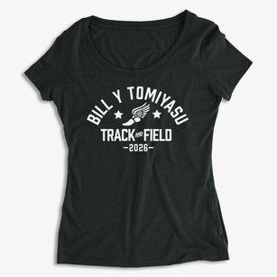 Bill Y Tomiyasu Elementary School Track and Field Women's Premium Scoop Neck