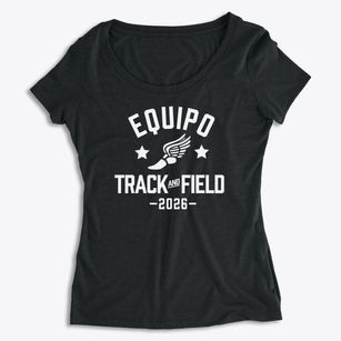 Equipo Academy Track and Field Women's Premium Scoop Neck