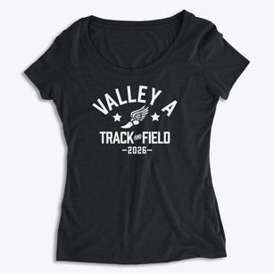 Valley Alternative Magnet School Track and Field Women's Premium Scoop Neck