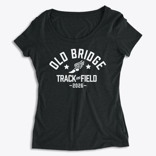 Old Bridge High School Track and Field Women's Premium Scoop Neck