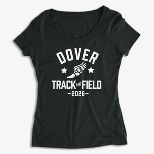 Dover High School Track and Field Women's Premium Scoop Neck