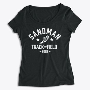 Sandman School Track and Field Women's Premium Scoop Neck