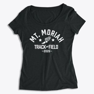 Mt. Moriah Christian Academy Track and Field Women's Premium Scoop Neck