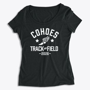 Cohoes High School Track and Field Women's Premium Scoop Neck