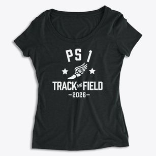 Ps 1 Track and Field Women's Premium Scoop Neck