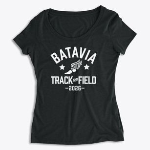 Batavia Middle School Track and Field Women's Premium Scoop Neck