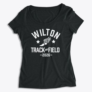 Wilton Elementary School Track and Field Women's Premium Scoop Neck