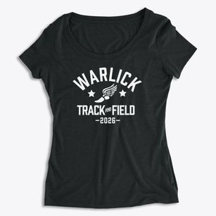 Warlick School Track and Field Women's Premium Scoop Neck