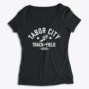 Tabor City Elementary School Track and Field Women's Premium Scoop Neck