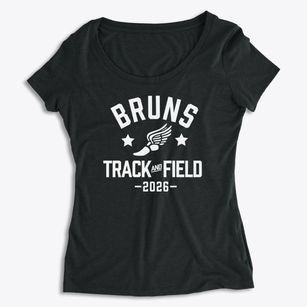 Bruns Academy Track and Field Women's Premium Scoop Neck