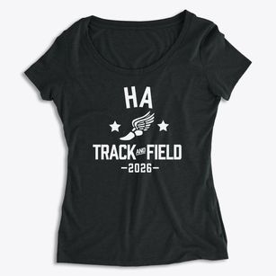 Ha Prep Academy Track and Field Women's Premium Scoop Neck
