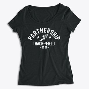 Partnership Elementary School Track and Field Women's Premium Scoop Neck