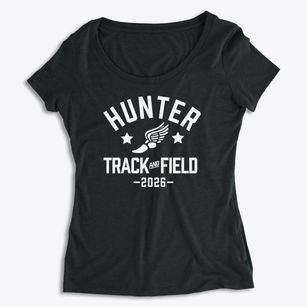 Hunter Elementary School Track and Field Women's Premium Scoop Neck