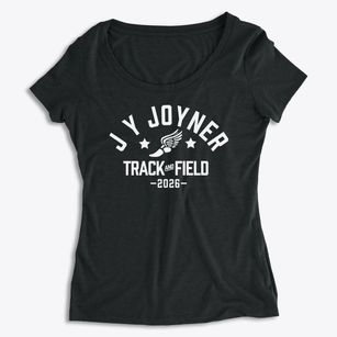 J Y Joyner Elementary School Track and Field Women's Premium Scoop Neck