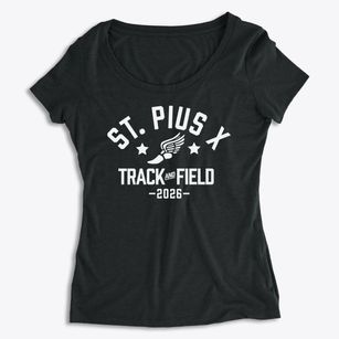 Saint Pius X School Track and Field Women's Premium Scoop Neck