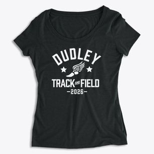 Dudley High School Track and Field Women's Premium Scoop Neck