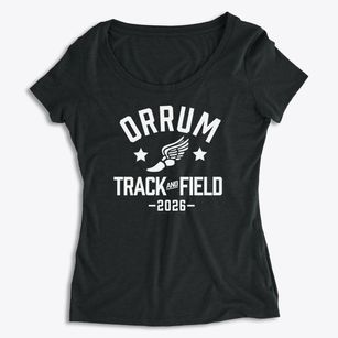 Orrum Middle School Track and Field Women's Premium Scoop Neck