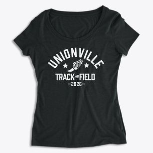 Unionville Elementary School Track and Field Women's Premium Scoop Neck