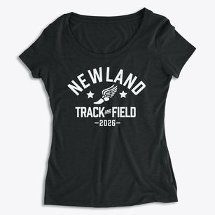 Newland Elementary School Track and Field Women's Premium Scoop Neck