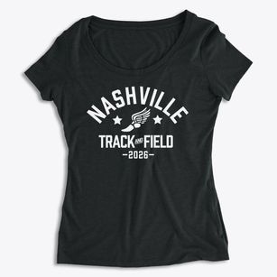 Nashville Elementary School Track and Field Women's Premium Scoop Neck