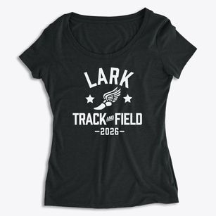 Lark Elementary School Track and Field Women's Premium Scoop Neck
