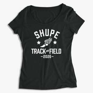 Shupe Elementary School Track and Field Women's Premium Scoop Neck
