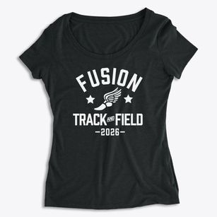 Fusion Academy Track and Field Women's Premium Scoop Neck