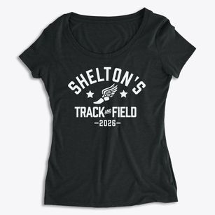 Shelton's Preschool Primary Education Track and Field Women's Premium Scoop Neck