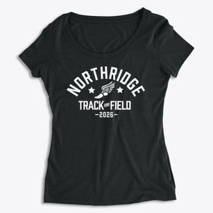 Northridge High School Track and Field Women's Premium Scoop Neck